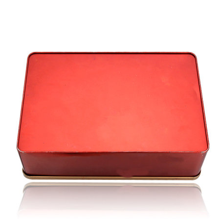 tin box rectangular for goods packaging